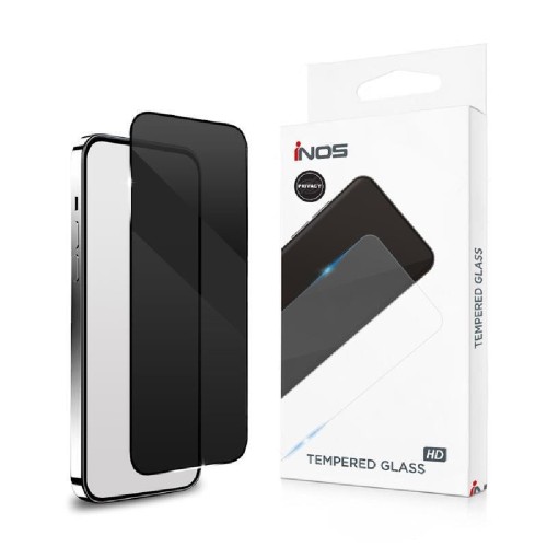 ΠΡΟΣΤΑΣΙΑ ΟΘΟΝΗΣ ΚΙΝΗΤΟΥ INOS TEMPERED GLASS FULL FACE PRIVACY BLACK ΓΙΑ IPHONE 17 PRO